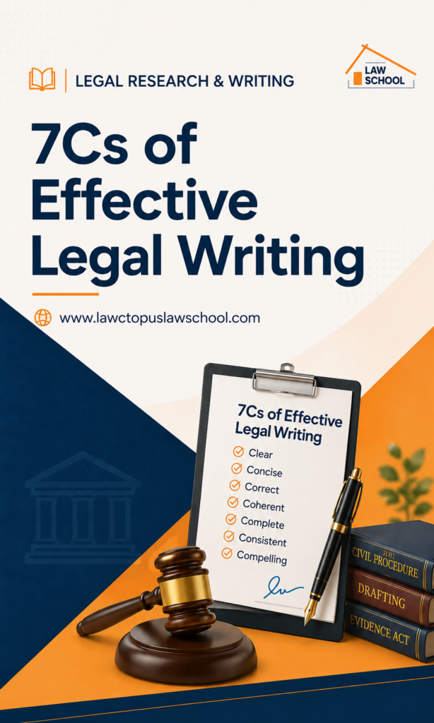 Legal Research & Writing - 7Cs of Legal Writing